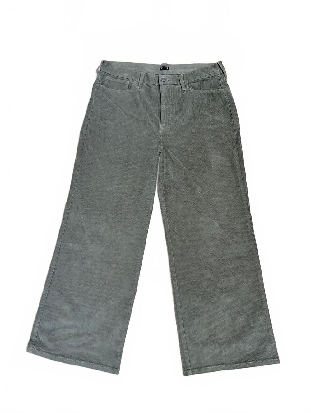 J.Crew Women’s Size 31 Olive Green Corduroy Pants Wide Leg Classic Casual